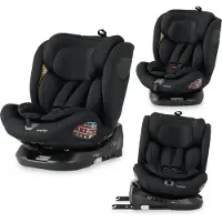 Mooiys Kaya Luxe Autostoel I-Size - 360° Draaibaar met Isofix - Zwart