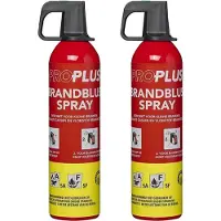 Proplus Brandblusser 750ml - 2 Stuks - Schuimblusser - Sprayblusser A en F Schuim - Vetblusser Schuim - Brandblus Spray
