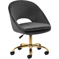 4rico Draaistoel QS-MF18G Grijs Ergonomisch En Verstelbaar