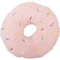 Clayre & Eef Sierkussen Ø 35x6 cm Roze Polyester