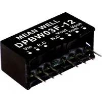 MEAN WELL DPBW03G-12 DC/DC-convertermodule 125 mA 3 W Aantal uitgangen: 2 x Inhoud 1 stuk(s)