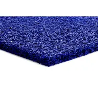 Gj Floors - Schoonloopmat spaghetti Elite | Blauw - Breedte: 1,20 meter - Dikte: 15 mm - Materiaal: Polymeren