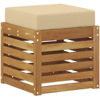 vidaXL - Buitenstoel - Bank - Massief - Acacia - Hout - Naturel