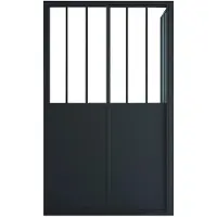 Vente-unique Douchescherm met schuifdeur - 120 x 80 x 195 cm - URBANIK