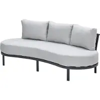 Garden Impressions Toscana loungebank L225 cm - donker grijs