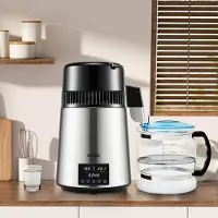 Markenlos Waterdestilleerder - 4 liter - Waterreiniger - 1,1 liter per uur