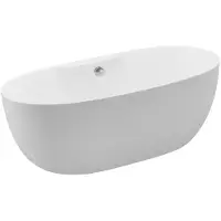 Polysan Rana Vrijstaand bad 170x80x58cm, wit