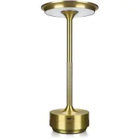 MMOBIEL LED Taffellamp Oplaadbaar voor Binnen & Buiten - Draadloze Lamp Dimbaar met Touchbediening 3 Kleuren Warm Wit Licht - 28 cm - USB-C 1800mAh Accu - Slaapkamer, Restaurant , Woonkamer, Tuin
