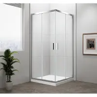 Hak Polysan EASY douchecabine, vierkant, 800x800 mm, helder glas
