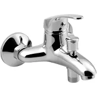 A&n&a aqualine 35 Wandgemonteerde badkraan, 100 mm tussenruimte, chroom