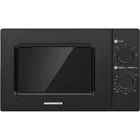 Heinner HMW-MD20MBK - Solo Magnetron Vrijstaand 20 Liter - 700W met 5 Vermogensstanden - Ontdooifunctie & Timer 35 Min - Mechanische Bediening - Zwart