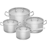 Sola Profiline Deluxe Pannenset 4-delig Zilver zilver RVS Pan