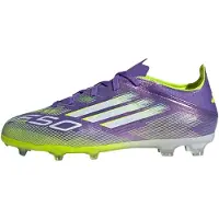 Adidas Sportschoen 'F50 Elite' neongeel / zilvergrijs / appel / donkerlila