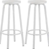 OEM Bett Deluxe - Set van 2 - Babybedjes zonder rugleuning - Wit - 30x30x72 cm