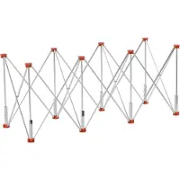 KRAFT&DELE | Werkbank voor tegelzetters, 8-potig, 170x60x75cm, draagvermogen 800kg, inklapbaar