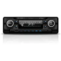 Caliber Autoradio met Bluetooth - DAB - DAB+ - USB, SD, AUX, FM - 1 DIN - Enkel DIN - Retro Oldtimer Look - Handsfree bellen - (RMD120DAB-BT-B)