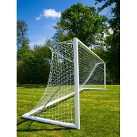 Powershot 11-a-side voetbaldoelnet 4mm - Wit - Voor doel 7.32 x 2.44 x 0.8 x 1.5m