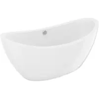Vente-unique Design vrijstaand bad – 170 × 83 × 77 cm – wit – 225 L – ALDA
