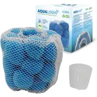 Coil Aqualoon Filterballen Blauw – Filter Type VI / S1 Vervanger – Spa Filter – Wasbaar & Herbruikbaar - Met Zilverionen – Inclusief Filterzak