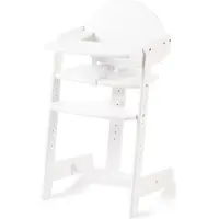 Geuther Filou Houten Kinderstoel, Kinderzetel - Baby Eetstoel voor aan Tafel - Kinderstoeltje voor peuter - 3-punts gordels - Hoge babystoel - Wit