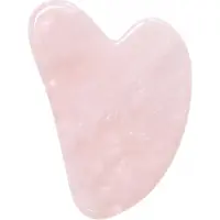 Bahadra Gua sha massagesteen van rozenkwarts (voor tederheid en liefde), 8 cm