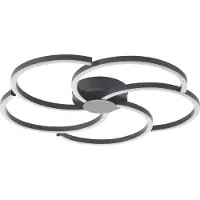 Brilliant Dimbare Plafondlamp Fico Zwart