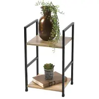 Urban Living - Etagère Kast met 2 Planken - Boekenkast met 2 Etages