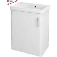 Sapho THEIA onderkast, 50,9 x 70 x 35 cm, 1 deur, links, wit