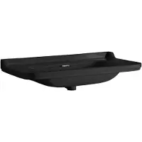 Kerasan Waldorf Keramische wastafel 80x55cm, zwart mat