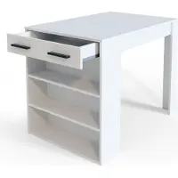 Vicco Repose Eetkamertafel – 67 x 100 cm Wit
