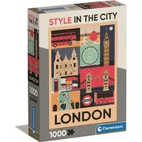 Clementoni STYLE IN THE CITY - LONDON (COMPACT BOX 1000 STUKJES)