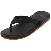 Quiksilver Teenslippers 'Molokai ll' lichtoranje / zwart