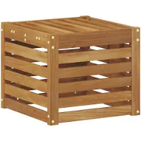 vidaXL Buitenstoel Bank Massief Acacia Hout Naturel 43 x 43 x 37 cm
