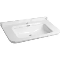 Kerasan Waldorf Keramische wastafel 100x55cm, wit