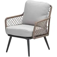 Garden Impressions Kalibo lounge fauteuil – donker grijs