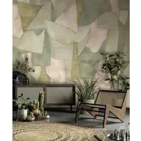 Overig Fotobehang Smart Art Gallery 46941 - Groen - Beige - Olijf - Grijs-groen - 2,70m X 53cm