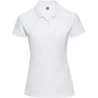 Russell athletic Russell Dames/Dames Klassiek Polycotton Poloshirt (Wit)