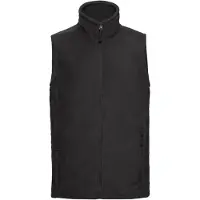 Russell athletic Russell Heren Fleece Outdoor Gilet (Zwart)