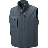 Russell Herren vest / winddichte vest FK684 (maat XS) (grijs)