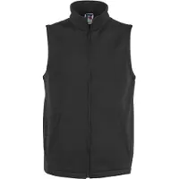 Russell athletic Russell Heren Smart Softshell Gilet Jacket (Zwart)