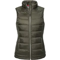 Russell athletic Russell Dames/dames Nano Body Warmer (Donkere Olijf)