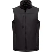 Regatta Heren Flux Softshell Bodywarmer / Mouwloos Jasje (Waterafstotend & Windbestendig) (Allemaal zwart)