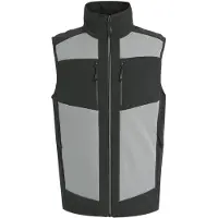 Regatta Heren E-Volve Colour Block Softshell Bodywarmer (Mineraalgrijs/antraciet)