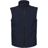Regatta Heren Octagon 3 Layer Printable Softshell Bodywarmer (Marine)
