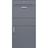 Westmann Pavo xxl pakketbrievenbus met los postvak 45x72x128 cm antraciet