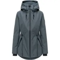 NAVAHOO Tussenparka 'Blumentanz 14' antraciet