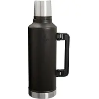 Stanley The Legendary Classic Bottle 2.0 2.5QT, Black 10-11349-0017 thermosfles met schenkdop en drinkbeker, 2.3L