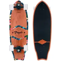 Tempish Tropic T Surfskate Longboard - 31 inch (79 cm) - Surf-Style Cruiser
