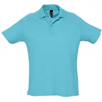 Sol SOLS - "Summer II" polohemd voor heren, model LT1924 (maat M), kleur: atolblauw