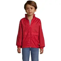 Sols Windjack voor kinderen (Rood)